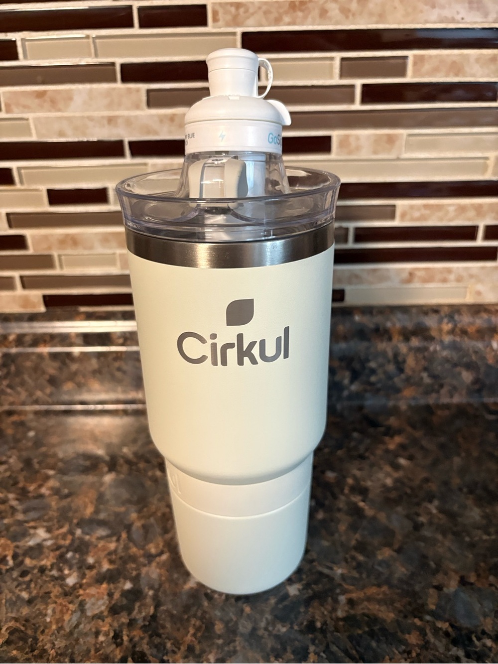 Cirkul Insulated Water Bottle - Cream Never Used